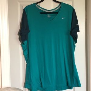 Nike running dry fit Nike Miller exercise shirt